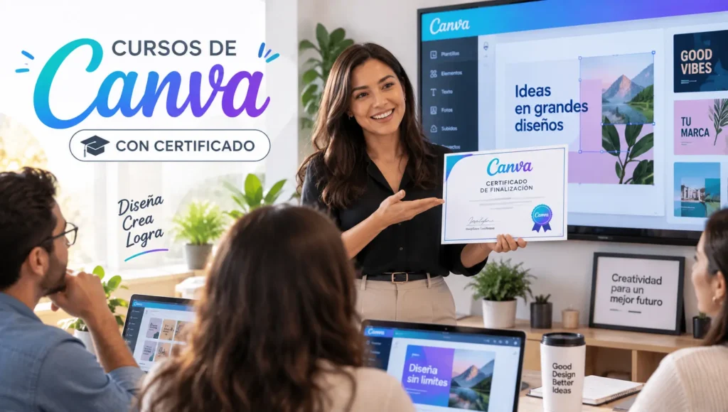 Cursos de Canva con Certificado: la Ruta Real para Dominar el Diseño de Redes Sociales desde Cero